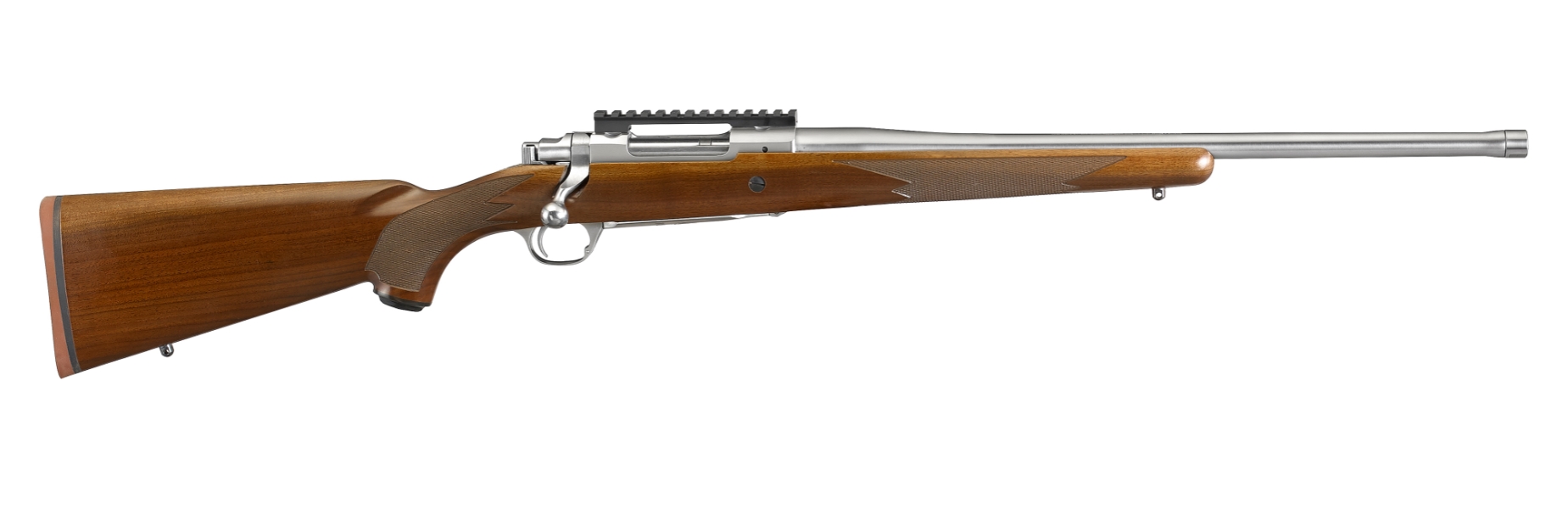 RUGER HAWKEYE HUNTER 300 WIN - MAG STAINLESS WALNUT THREADED