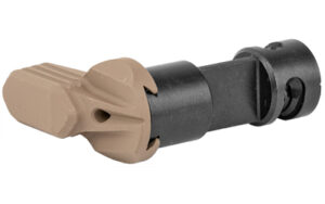 Rifle bolt assembly on white background