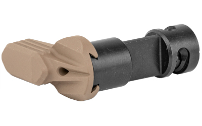 Rifle bolt assembly on white background
