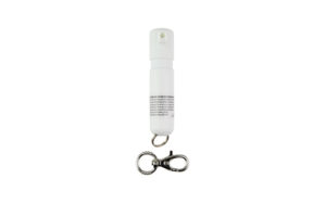 SABRE MIGHTY DISCREET PEPPER - SPRAY W/SNAP CLIP WHITE