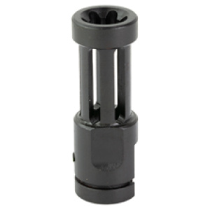 Metal cylindrical rifle flash hider accessory