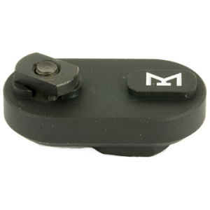 Black camera mounting accessory on white background.