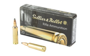 Sellier & Bellot Rifle Ammunition .22-250 Rem 55 gr SP  - 20/box