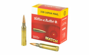Sellier & Bellot Rifle Ammunition .338 Lapua Mag 300gr HPBT 2713 fps 10/ct