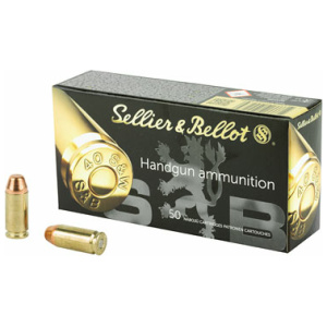 Sellier & Bellot Pistol & Revolver Ammo .40 S&W 180 gr FMJ 50/ct