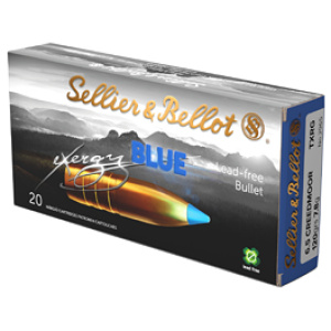 Sellier & Bellot eXergy Blue Rifle Ammunition 6.5 Creedmoor 120 gr. 2851 fps 20/ct