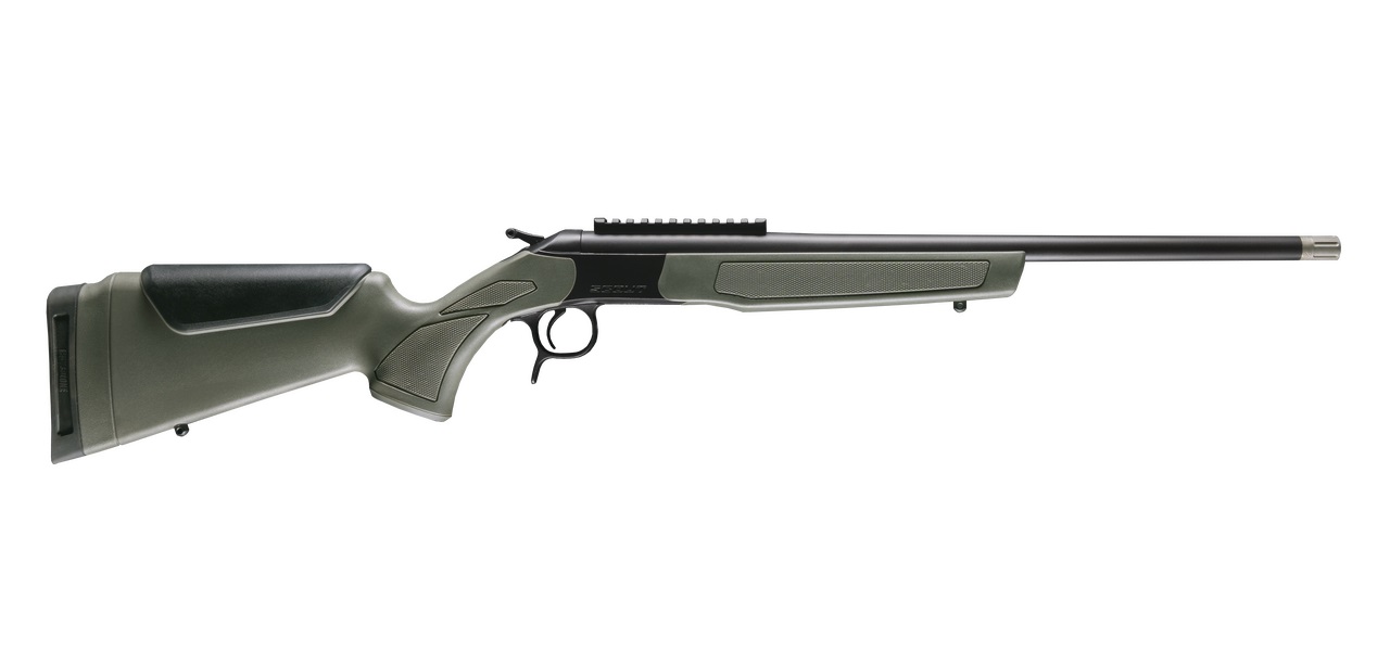 CVA SCOUT V3 SPUR TURKEY 410 - 22" XX-FULL BLUED/OD GREEN