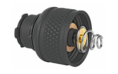 Disassembled camera lens with internal components exposed