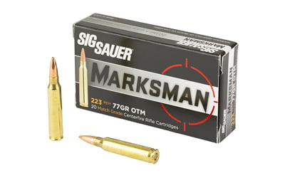 Sig Sauer Elite Match Rifle Ammunition .223 Rem 77gr OTM 20/ct