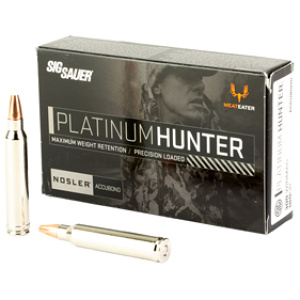 Sig Sauer Platinum Hunter Accubond Rifle Ammunition .300 Win Mag 180gr PT 3000 fps 20/ct