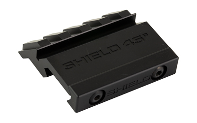 Black SHIELD metal optic mounting rail