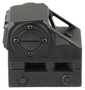 Black electronic sight with adjustment controls