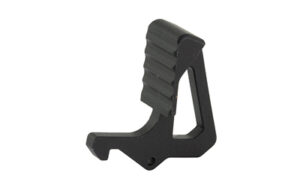 Black angled foregrip for rifle handguard