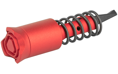 Red spring-loaded bolt action tool