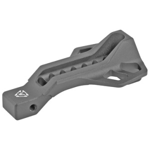 Metal bicycle kickstand bracket, side view