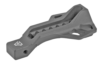 Metal bicycle kickstand bracket, side view