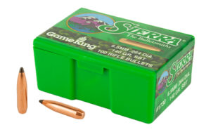 Sierra GameKing rifle bullets box and cartridges