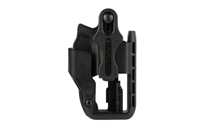 Black concealed carry handgun holster with clip