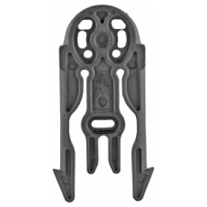 Black plastic tactical gear clip accessory