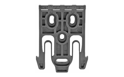 Black plastic holster mounting plate