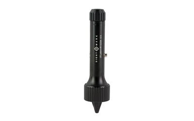 Black handheld metal detector pinpointer device