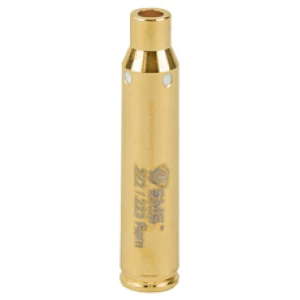 Golden laser bore sight cartridge for firearms