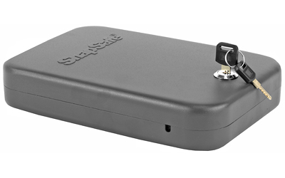 Secure portable lockbox with key