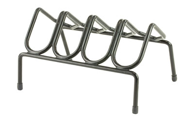 Stainless steel wire rack with curved dividers