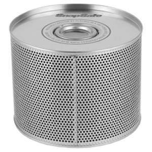 Metal cylindrical air filter for engines.