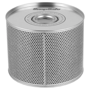 Metal cylindrical air filter for engines.