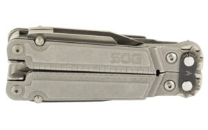 Folded SOG multi-tool on white background
