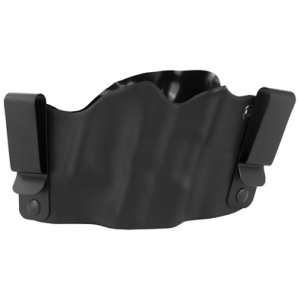 Black plastic belt clip holster for tools.