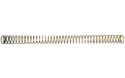 Coiled metal spring isolated on white background.