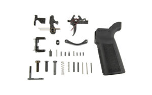 Firearm assembly parts kit with grip included.