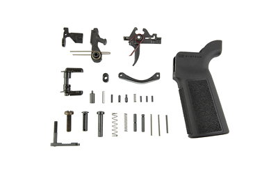 Firearm assembly parts kit with grip included.