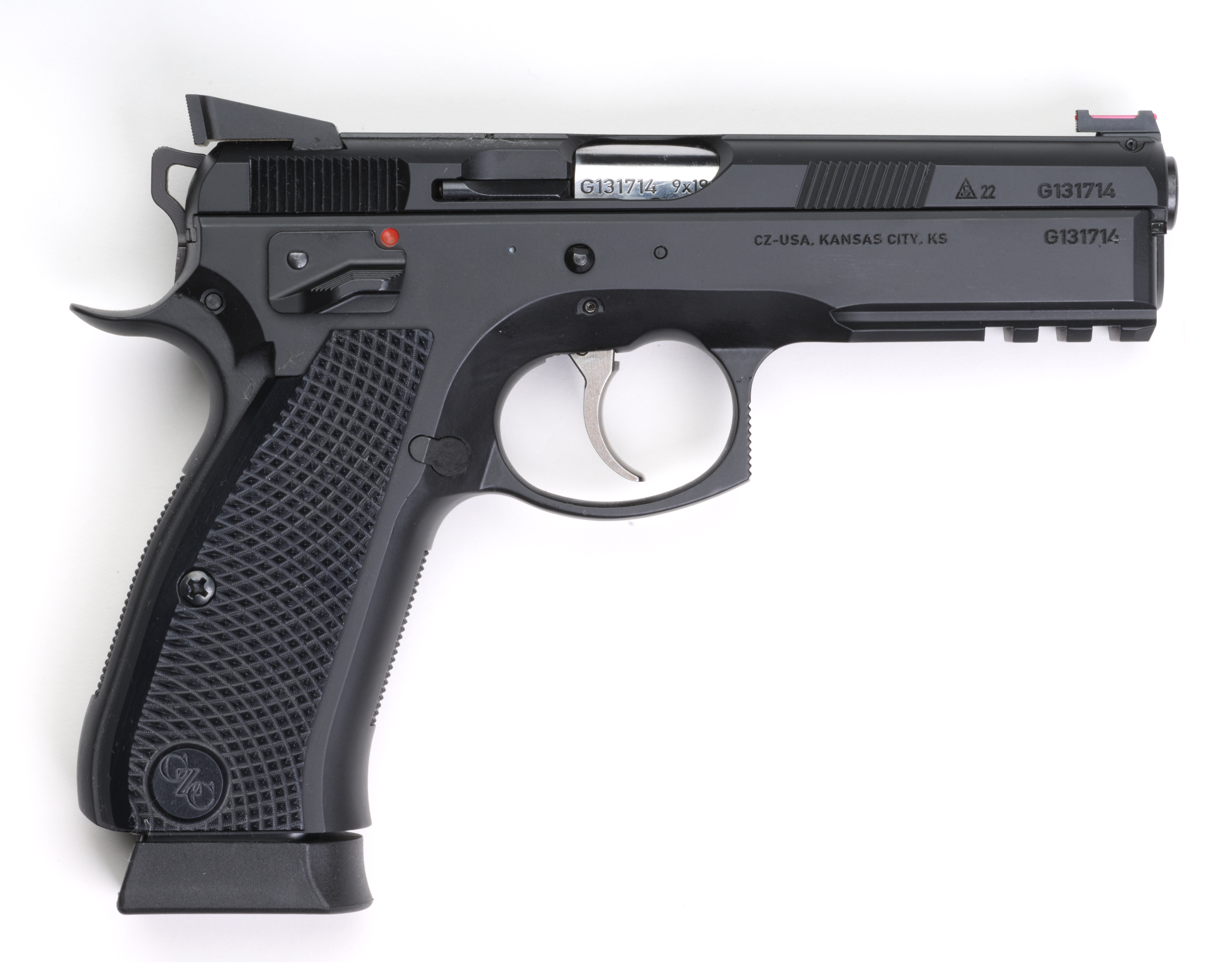 CZ CUSTOM SP-01 SHADOW 9MM FS - 19-SHOT BLACK POLYCOTE FINISH