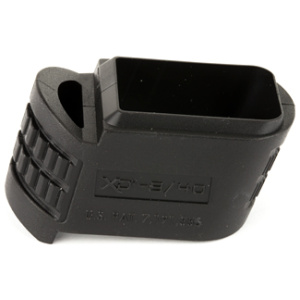 Black magazine grip extension for pistol