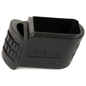 Black magazine grip extension for pistol