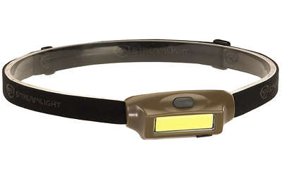 Brown LED headlamp with adjustable strap