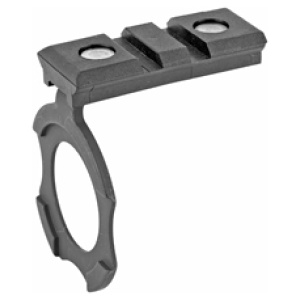 Black plastic mounting bracket with magnet clips