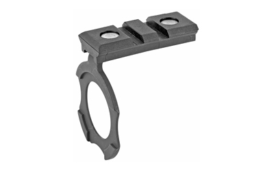 Black plastic mounting bracket with magnet clips