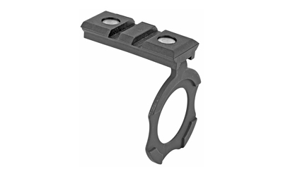 Black metal ring with mounting bracket
