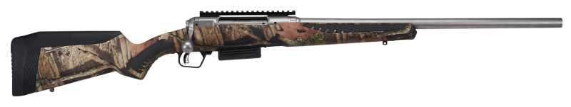 SAVAGE 220 SLUG 20GA W/RAIL - 22" SS/ACCUFIT MOBU SYNTHETIC