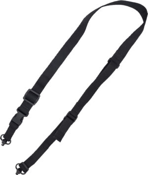 TAC SHIELD SLING 2N1 WARRIOR - QD PUSH BUTTON SWIVEL BLACK