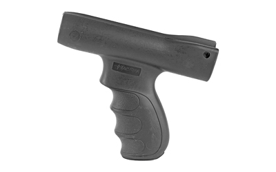 Black ergonomic pistol grip attachment