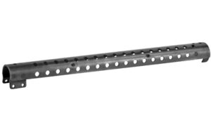 Perforated metal exhaust baffle tube