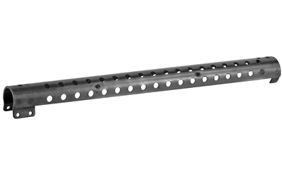 Perforated metal exhaust baffle tube