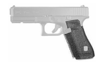 Handgun with textured grip for enhanced handling