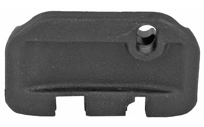 Black metal mechanical part close-up