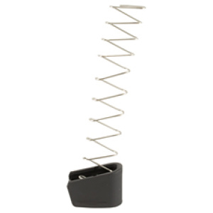 Extended magazine spring and baseplate